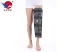 Elastic Gray Knee Support Brace , Easy Wearing Breathable 3 Panel Knee