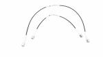 1.85mm MMW Series Male RF Stainless Steel Plugs For Soft RF Cable Assembly 200 /