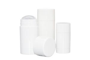 Quality PP Empty Round Deodorant Container Twist Up Filling Stick Container 30g 50g 75g 90g wholesale