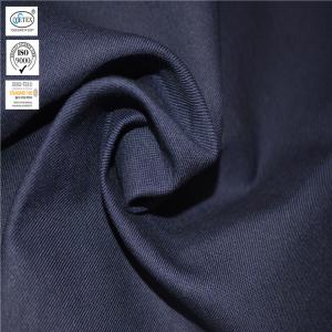 Quality Navy Blue CVC 240gsm Fireproof Fabric Materials wholesale