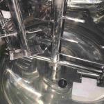 1000L Dishwashing Liquid Making Machine Double Jacket Heating Mixing Tank