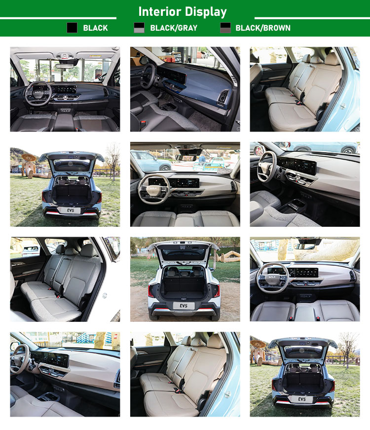2024 Kia EV5 Pure Electric SUV for Adults Size 4615x1875x1715mm Powered by Lithium Iron Phosphate Battery