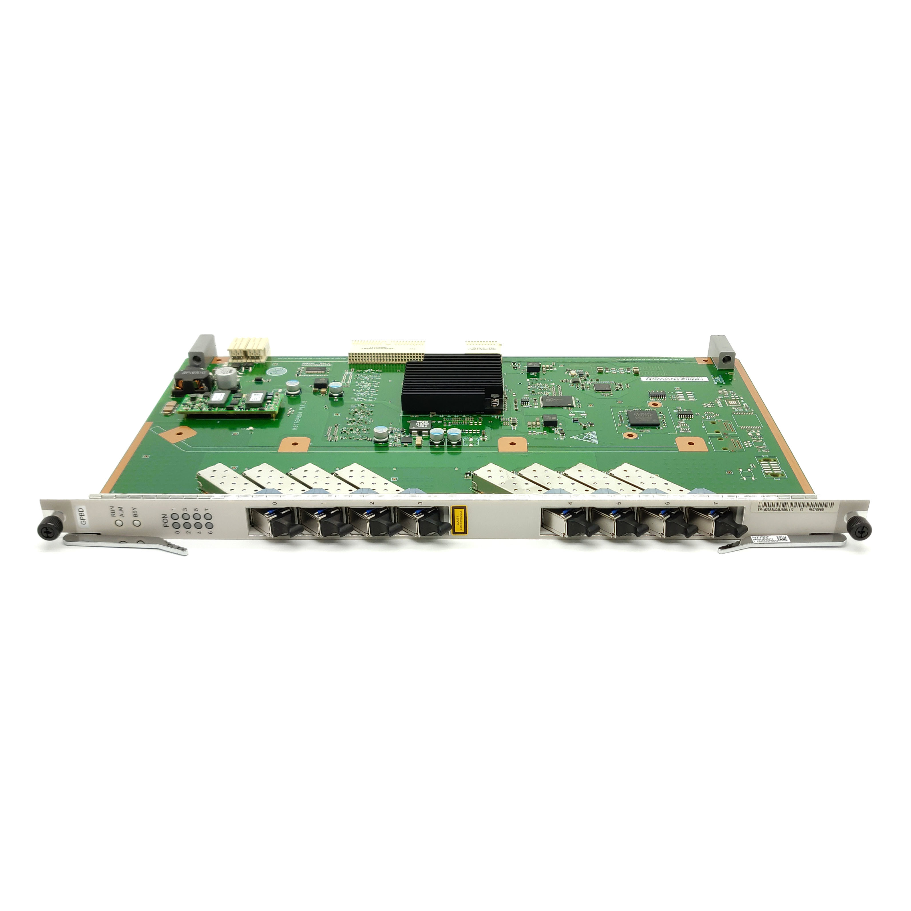 Huawei GPBD Service Board 8 port GPON interface board for Huawei OLT, and provide GPON service access