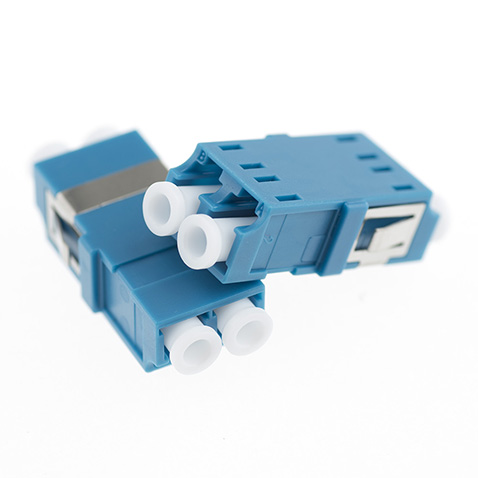 FTTH SC Male LC Female Duplex Fiber Optical Adapter With Flange Hybrid Adapter 10