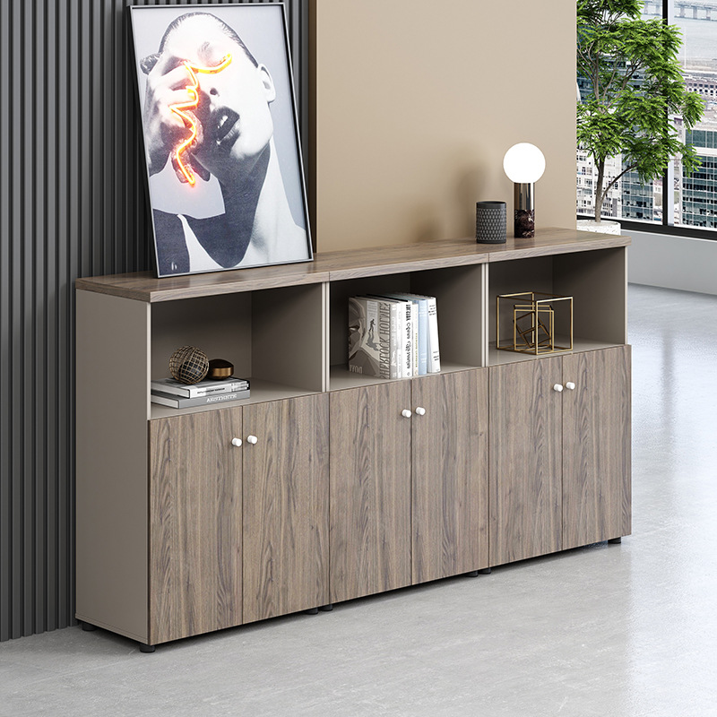 2PCS OEM File Cabinet E1 Melamine Material Executive Filing Cabinet for Home and Office