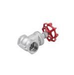 Thread Connection ISO 9001 Standard Handle Wheel Resilient Seat Stainless Steel