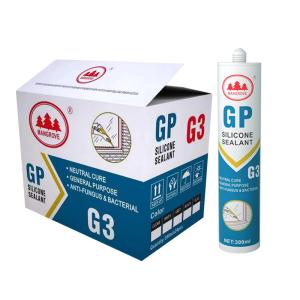 Quality 1200 GP Acid Silicone Sealant Adhesive Transparent For Sealing Construction wholesale