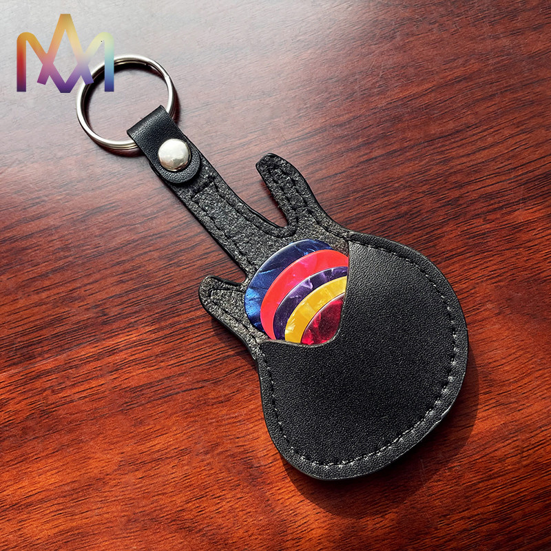Thickness 1mm Acrylic Colorful Guitar Picks With Smooth Edges