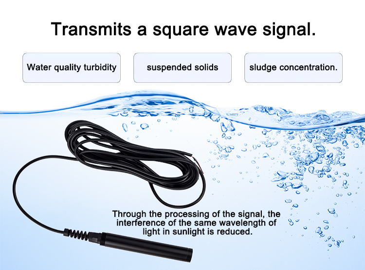 Highly Accurate 90° Light Scattering Method Turbidity Probe for Online Water Analysis