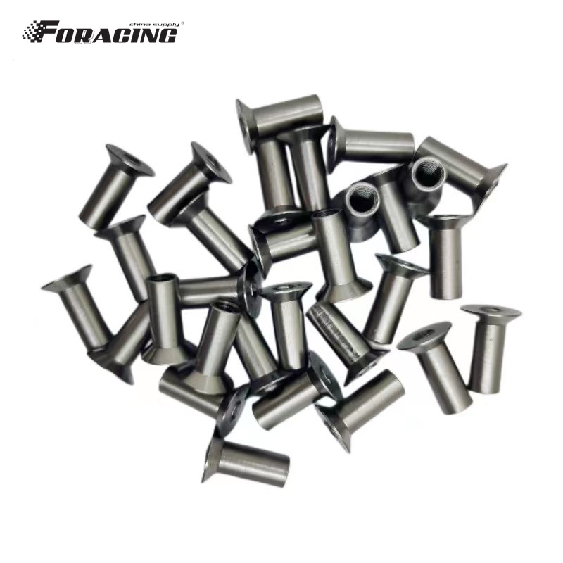 Universal Sport Bike Pedal Stainless Steel Countersunk Sleeve Nut M4 Perfect for Replacement/Repair Demands