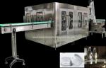 Automatic Glass Bottle Filling Machine , Sparkling Mineral Water Production Line
