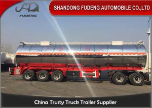 Quality 3 Axles And 4 Axles 60000 Liters Stainless Steel Oil Fuel Tanker Tank Semi Trailer wholesale