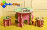 33-38Degree Shore C Kids Foam Toy Eva Assemble Study Table Chair
