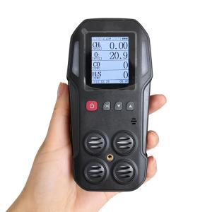 Quality Infrared Electrochemical 4 Gas Multi Gas Tester Detector For Fire Service wholesale