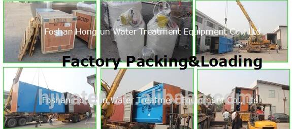 River and lake Purification integrated Water Treatment equipment unit HJ-C208