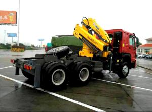 Quality 14 Ton Knuckle Boom Truck Crane For Lifting Heavy Things wholesale
