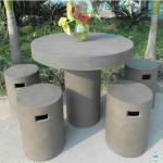 GRC Outdoor Concrete Furniture Modern Simple Living Room Rock Coffee Table