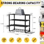 Metal Stamping Parts Pegboard Power Tool Organizer for Garage Storage and