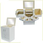 KD Package NC Painting Wooden Makeup Cabinet Space Saving Furnitures