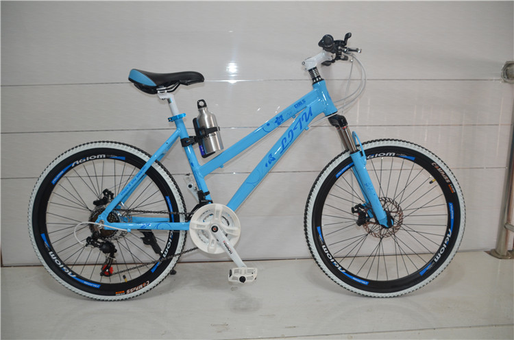 EN standard 36 spokes 24/26 inch alloy mountain bike/bicicle MTB with Shimano 21 speed for lady