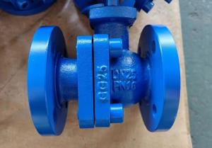 Quality 2-pc GG25 PN16 cast iron flanged ball valve wholesale