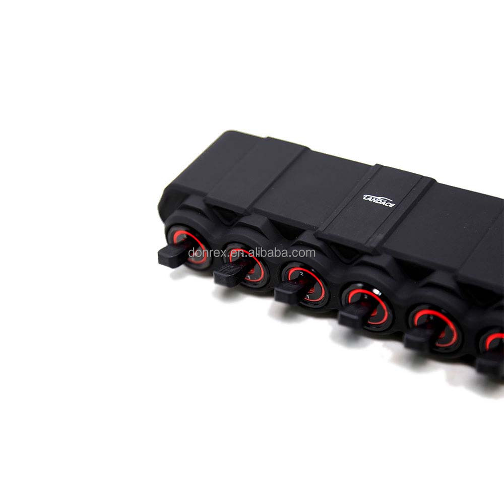 Wireless 6 Gang Auto Switch Panel LED Vehicle Switch Panel