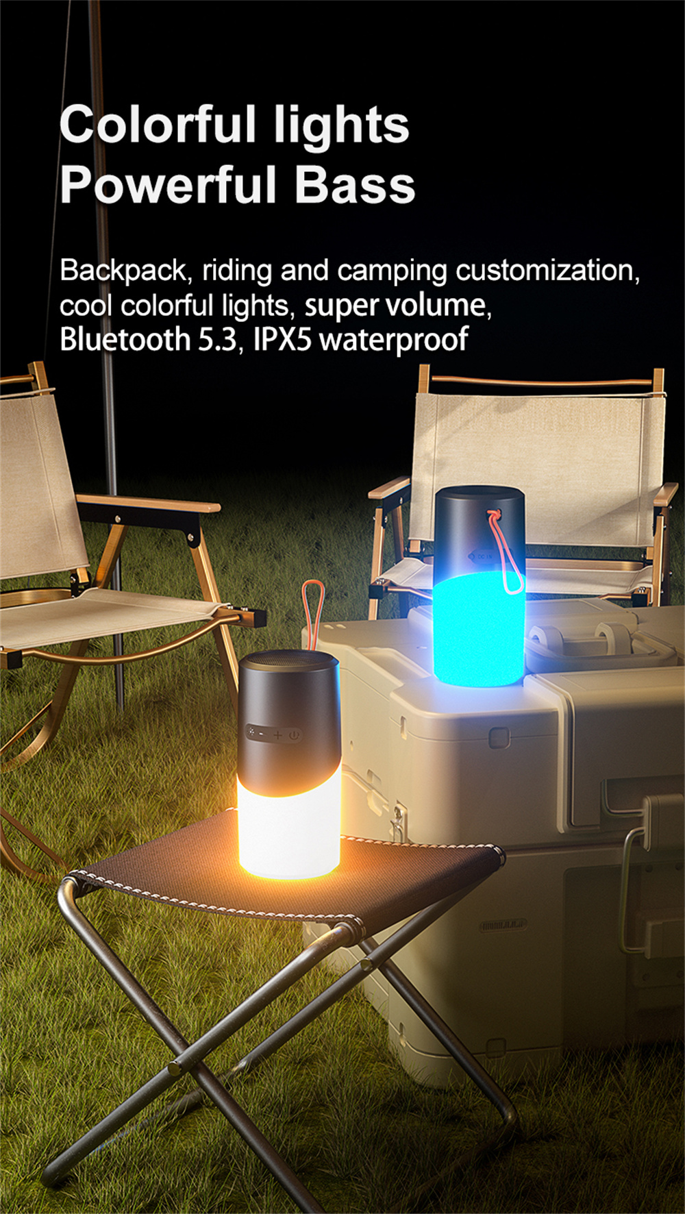 Maximum Wireless Range of 10m-20m Mini Wireless Portable Speaker for Outdoor Sports