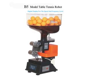Quality Small Table Tennis Robot Digital Display For Beginner And Children 50Hz wholesale