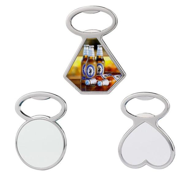 Blank Metal Sublimation Fridge Magnet Bottle Opener Sublimation Printing