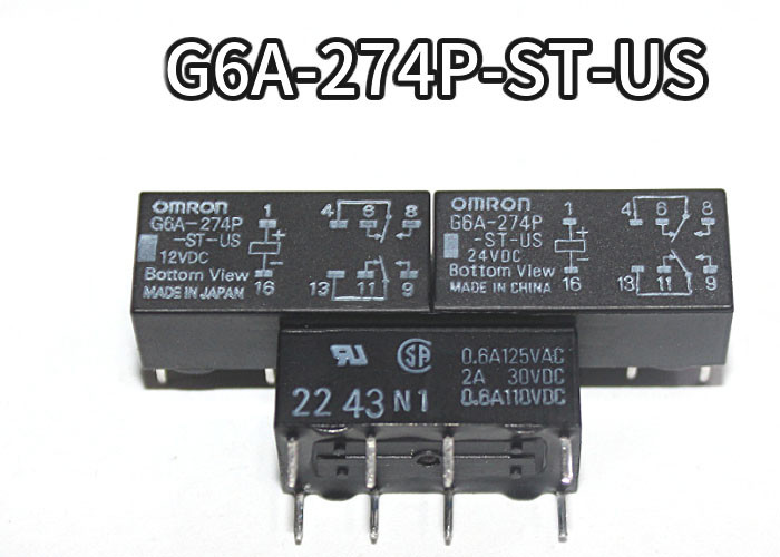 Omron Relay G6A-274P-ST-US-5VDC/12VDC/24VDC (8 Pin)