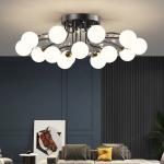Nordic Glass ball G9 led Ceiling Lights for Bedroom Living room decoration