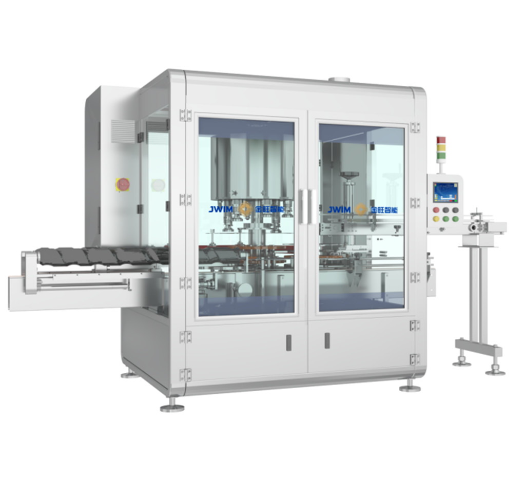 Fertilizer 1-5L Drum Six Head Automatic Rotary Anti-Theft Capping Machine