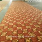 Needle punched Polyester non-woven fiber printed carpet