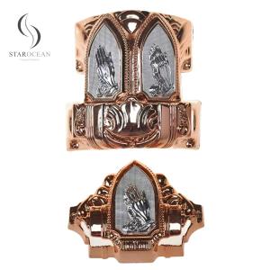 Quality ABS Material Bronze Luxury Coffin Corner Set With Steel Pipe Wholesale 20# B wholesale