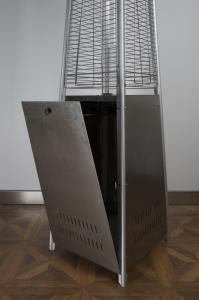 Quality Decorative Stand Up Outdoor Heater Hinged Door Design All Weather Protective wholesale