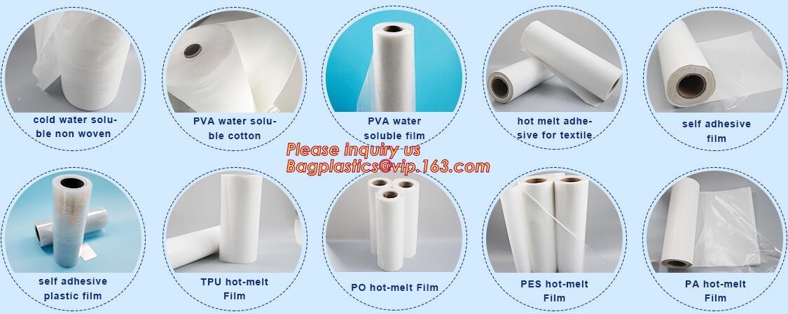 Cold and warm water soluble paper & film,hot melt film,hot melt adhensive film,PVA water transfer printing film / Cold w