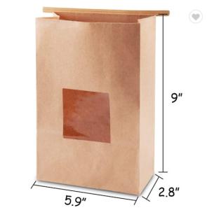 Quality Gravure Printing 5.9&quot;X2.8&quot;X9&quot; Donut Paper Bags wholesale