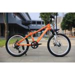20 Inch Kids Bike Soft-tail Frame Red/Blue Training Wheels 3-8 Year Olds