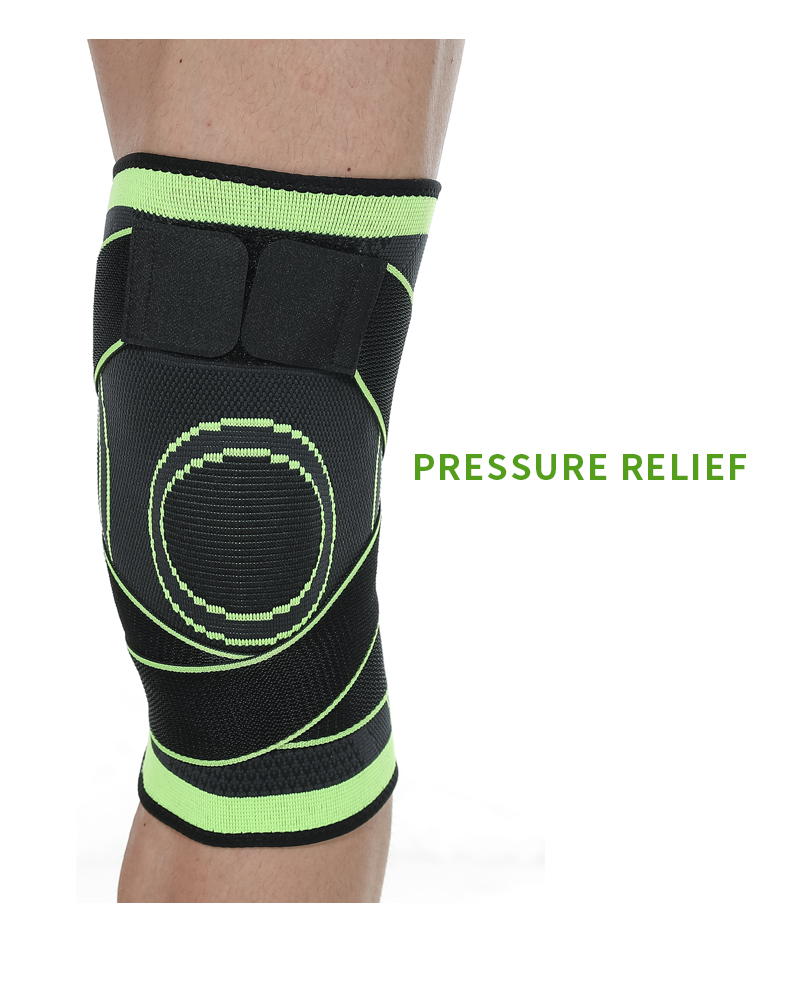 Multicolour Sports Knee Pads Breathable Nylon Knee Pads For Bike Riding