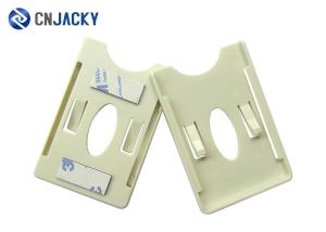Quality 3M Adhesive Sticker ABS Plastic Card Holder , Durable Plastic Id Card Holder wholesale
