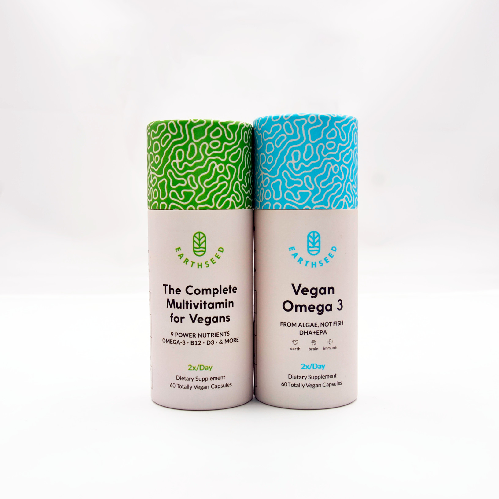 Eco Friendly Food Grade Cardboard Tube Box For Supplement Capsules Packaging