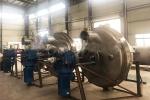 Screw belt vacuum dryer