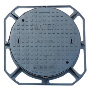 Quality Heavy Duty Telecom Manhole Cover EN124 D400 Ductile Iron 800mm wholesale