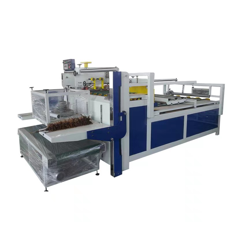 Wood Packaging Material Folder Carton Glueing Machine at Speed Of Machinery 1-75m/min
