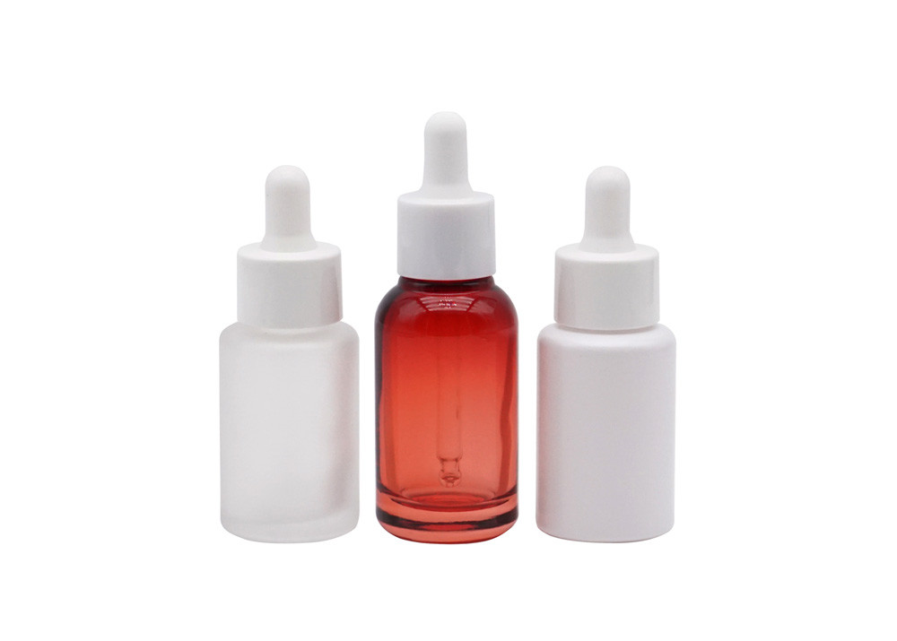 20ml 30ml 50ml Cylinder Plastic Cosmetic Dropper Bottle Grey Personal Care
