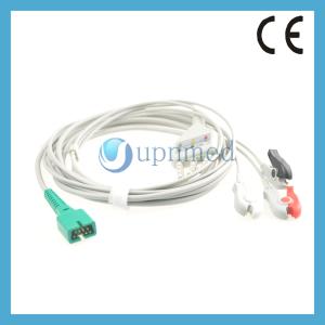 Quality MEK One piece 3lead ECG Cable with leadwires wholesale