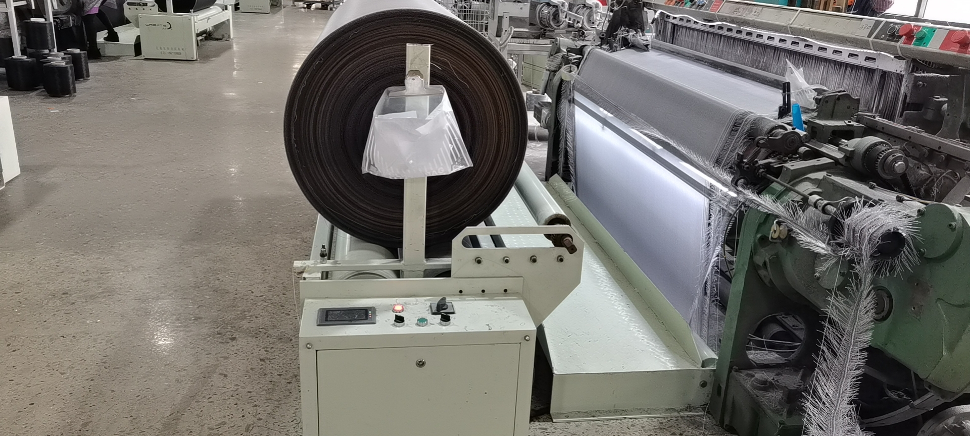 Automatic Fabric Rolling Machine For Doffing Device Loom Winding
