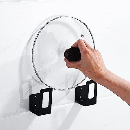 Revolutionize Your Kitchen Organization with Self Adhesive Pot and Pan Lid Holders