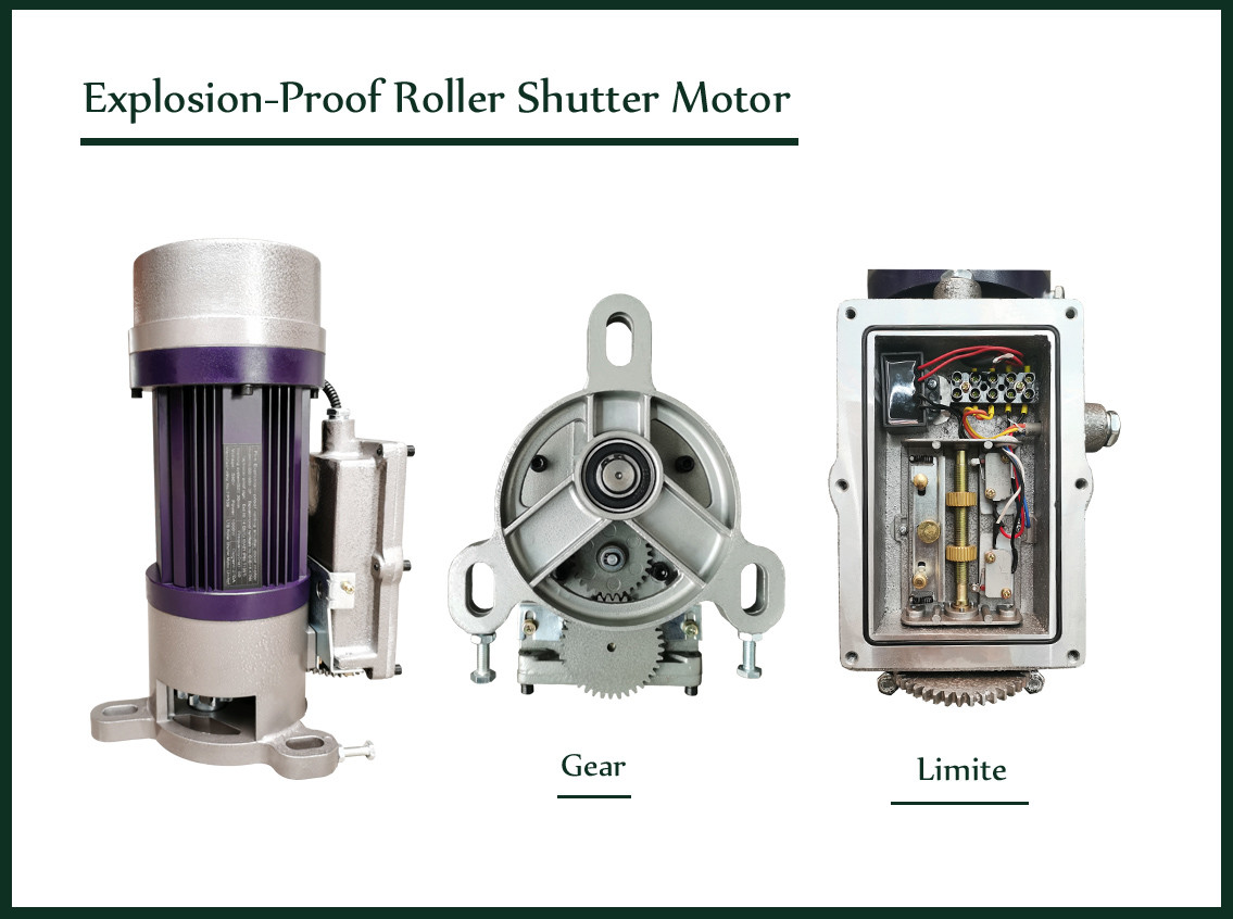 AC 1000kg explosion proof roller shutter motor/fire rated and explosion-proof rolling door motor/explosion-proof motor