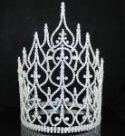 Clear rhinestone pageant crowns and tiaras wholesale crystall tiaras jewelry